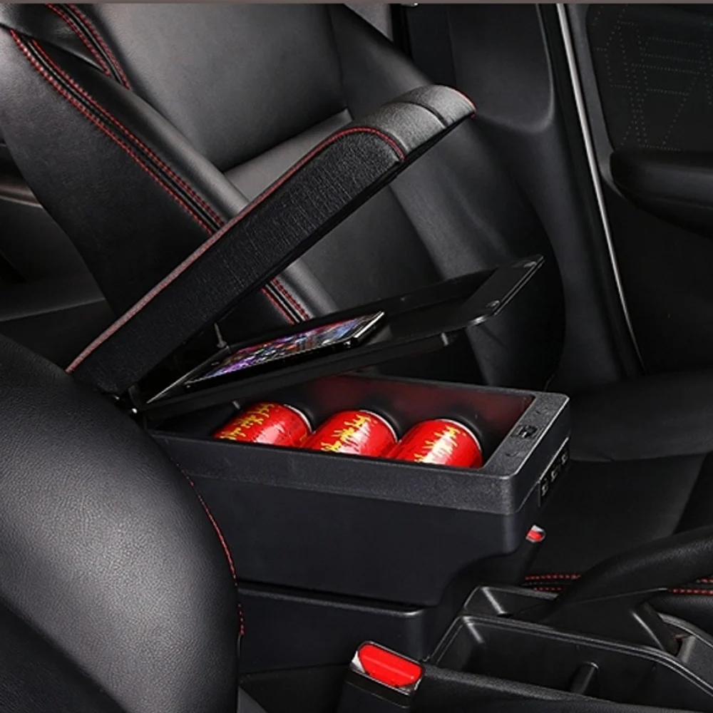 For Honda CR-Z CRZ armrest box central Store content Storage box with USB interface products