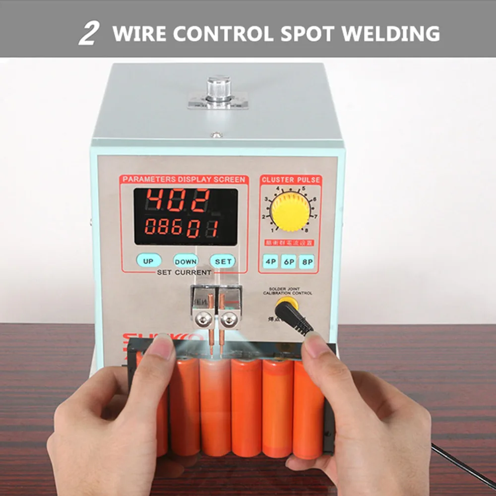 797DH Pedal Hand Held Portable 18650 Lithium Battery Pack Spot Welding Micro Welding Butt Electric Welding Machine Box 110v/220v