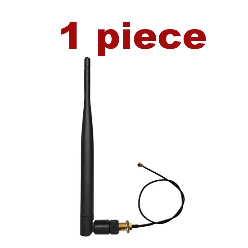GWS 868/915MHz Gummiantenne mit 5dBi Verstärkung, RP-SMA und 20cm Verlängerungskabel SMA-Stecker auf PX1 für GSM Meshtastic 915 MHz 868 LoRaWAN
