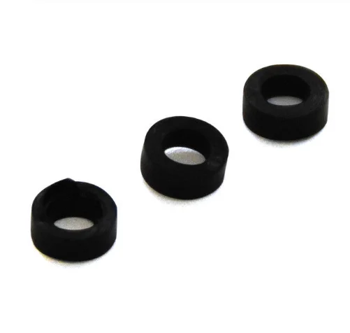 3PCS For Nikon 18-55mm Lens Screw Cap Gasket Rubber Pad Set Black Camera Lens