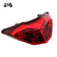Para Kawasaki Z250 Z300 ninja 250/300 LED luz de freno trasero señal de giro lámpara integrada intermitente accesorios de motocicleta