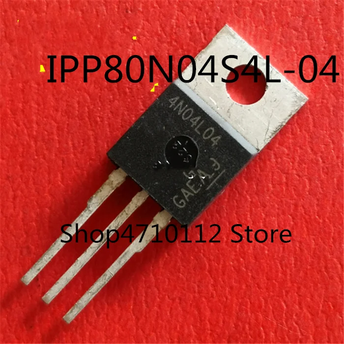 

Free shipping NEW 10PCS/LOT IPP80N04S4L-04 IPP80N04S4L 4N04L04 TO220