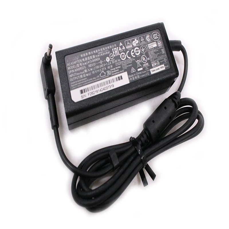 

45W 19V 2.37A 3.0*1.0mm New AC Laptop Adapter For Acer Aspire s7 391 V3-371 A13-045N2A 12 SA5-271 SA5-2