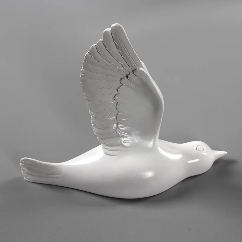 Boowan Nicole Various Shapes Peace Dove Silicone Mold for Cement Handmade Birds Concrete Crafts Garden Home Decoration