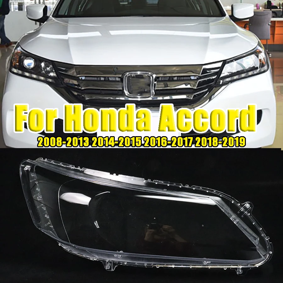 

Wooeight Front Car Headlight Headlamps Transparent Lampshades Lamp Shell Headlights Glass Cover For Honda Accord 2008-2013 2019