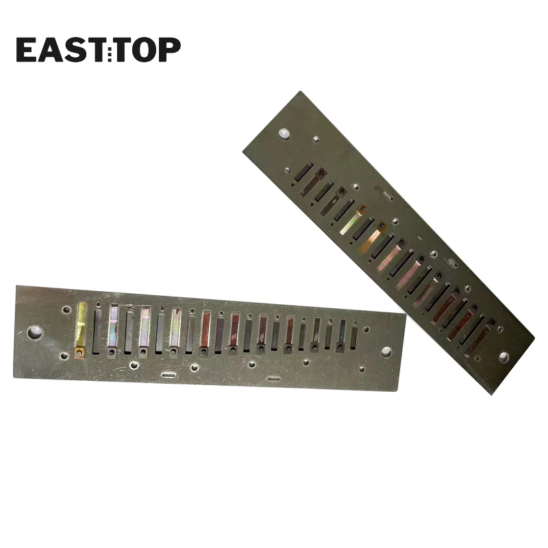 EASTTOP T10-40 Reedplates With Screw Accessories For 10 Hole 40 Tone Harmonica Musical Instruments Parts