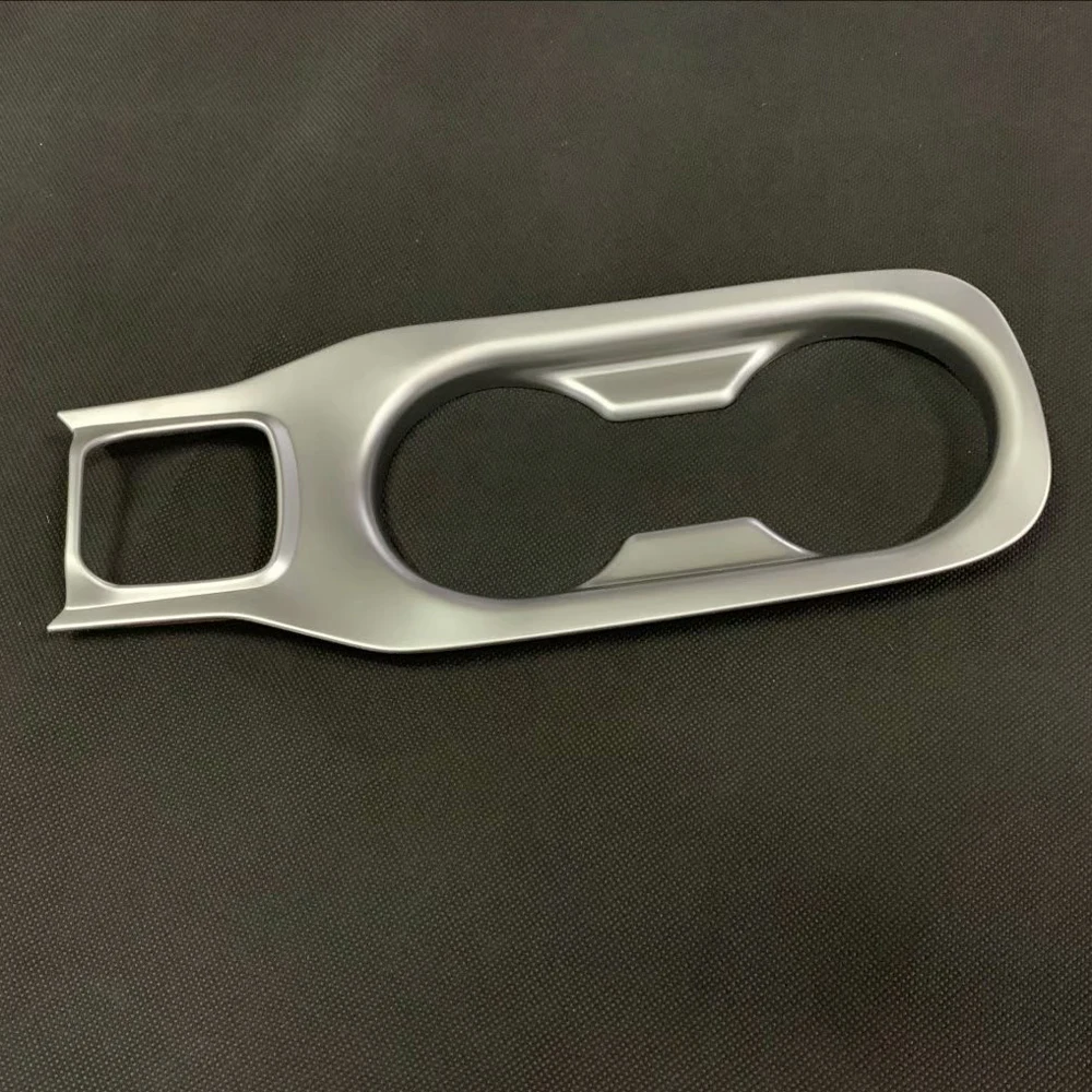 For Toyota Corolla Hatchback 2019 2020  ABS Carbon Fiber Rear Water Cup Cover Trim Frame Car Styling Car Accessories