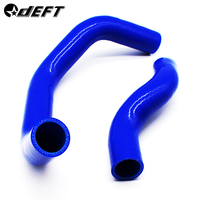 DEFT Silicone Radiator Hose For Nissan 240SX Silvia S13 S14 S15 SR20DET Engine Car Accessories 2PCS red blue