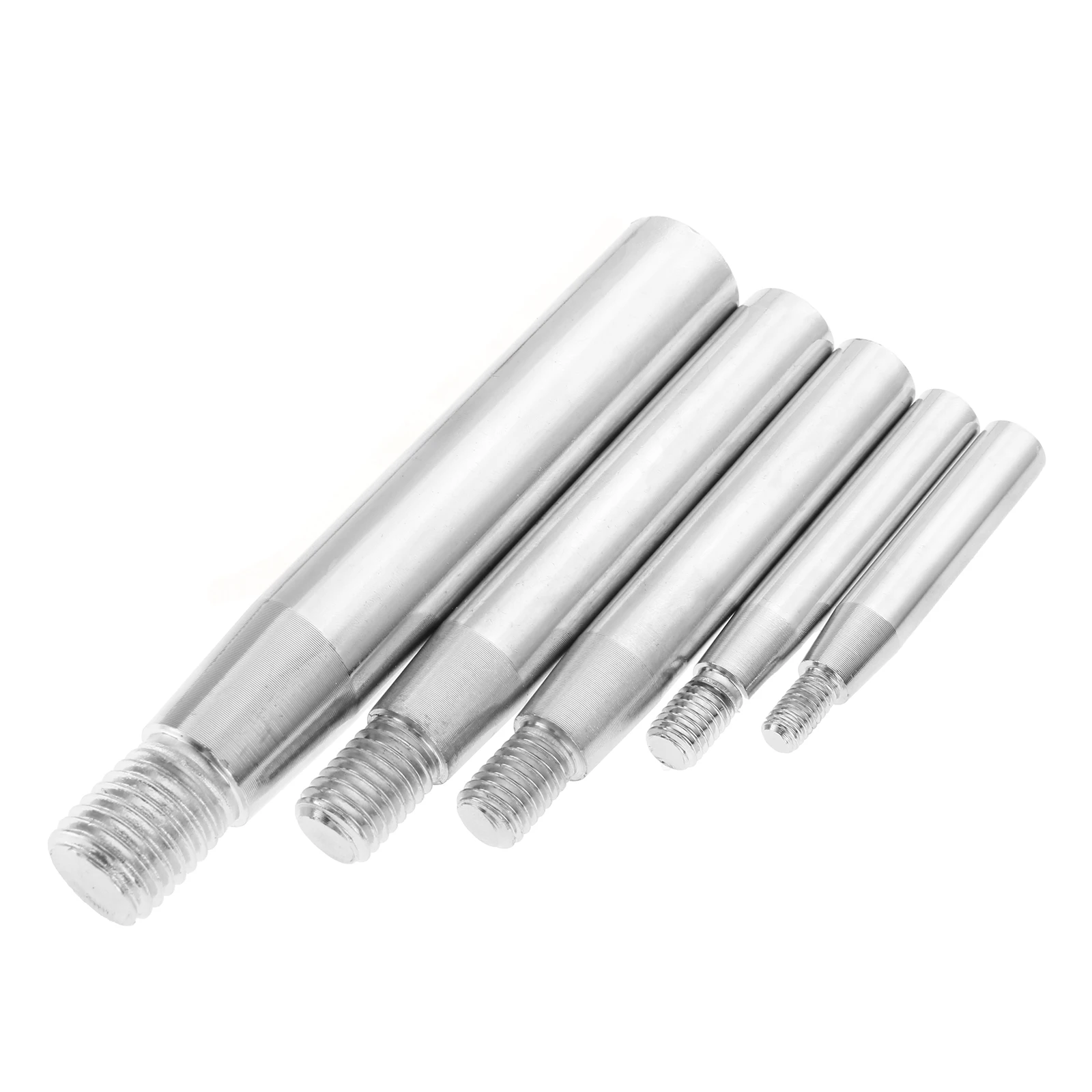 1pc Metal Straight Revolving Handle Grips for Milling Machine Lathe Grinding Machine M6 M8 M10 M12 M16 Thread Handwheel Silver