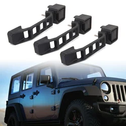 3Pcs/5Pcs For 2007-2017 Jeep Wrangler JK Accessories Car Exterior Outer Door Handles Kits Black ABS Plastic