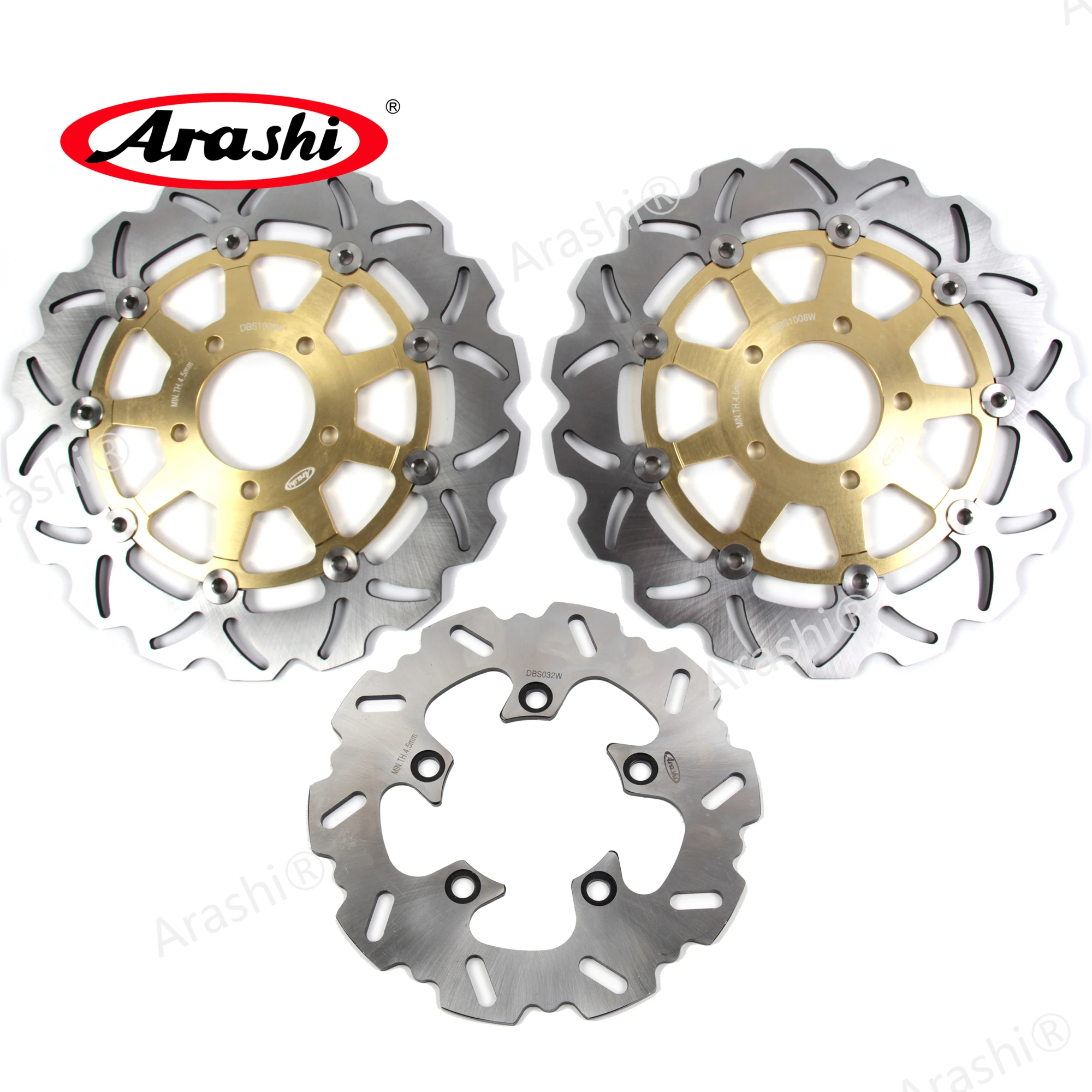 

Arashi For SUZUKI GSXR GSX-R 1000 2003 2004 / GSX R 600 750 GSX750R 2004 2005 Front Rear Brake Disc Rotor Disk