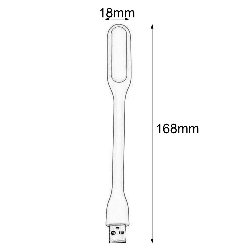 Mini lámpara de luz LED Flexible, portátil, USB, para ordenador, Notebook, PC, Banco de energía, protección ocular