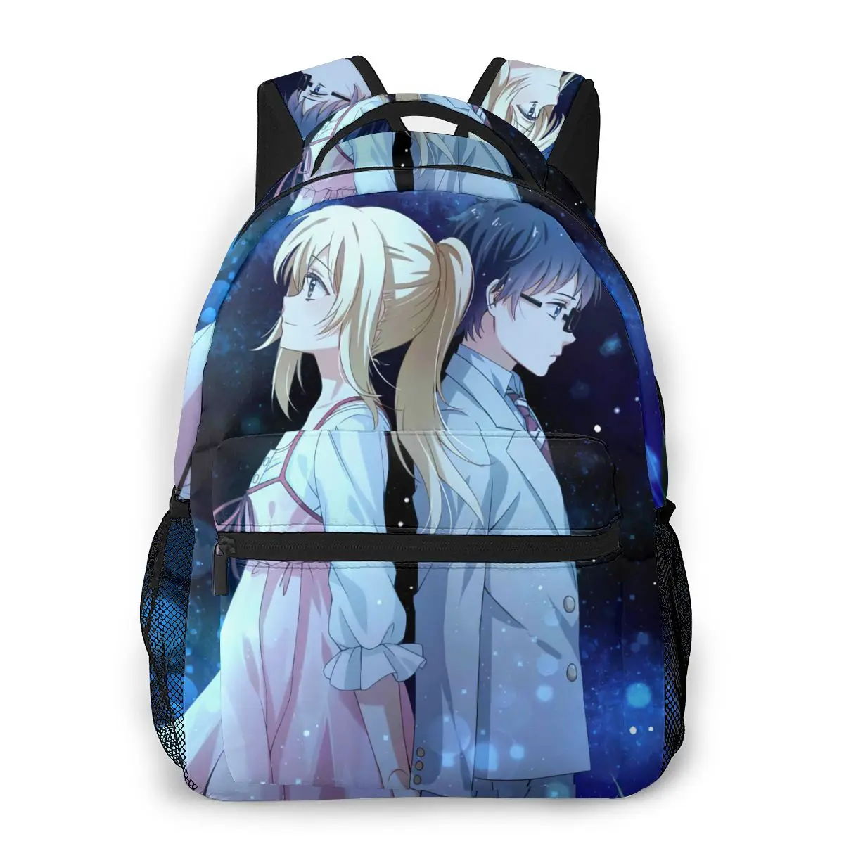 

Your Lie In April Backpack for Girls Boys Travel RucksackBackpacks for Teenage school bag