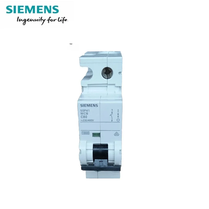 

Siemens Miniature circuit breaker 10000 A 5SP4 TYPE C 1P 80A 100A 125A 5SP41807 5SP41917 5SP41927