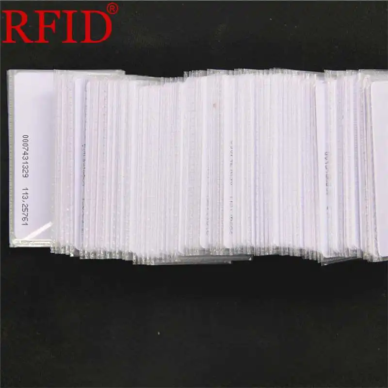 ID 125Khz EM4100 TK4100 Read Only White Card RFID Token Tag Back Door Token Access Control Tag Fast Shipping Fast Shipping 1pcs