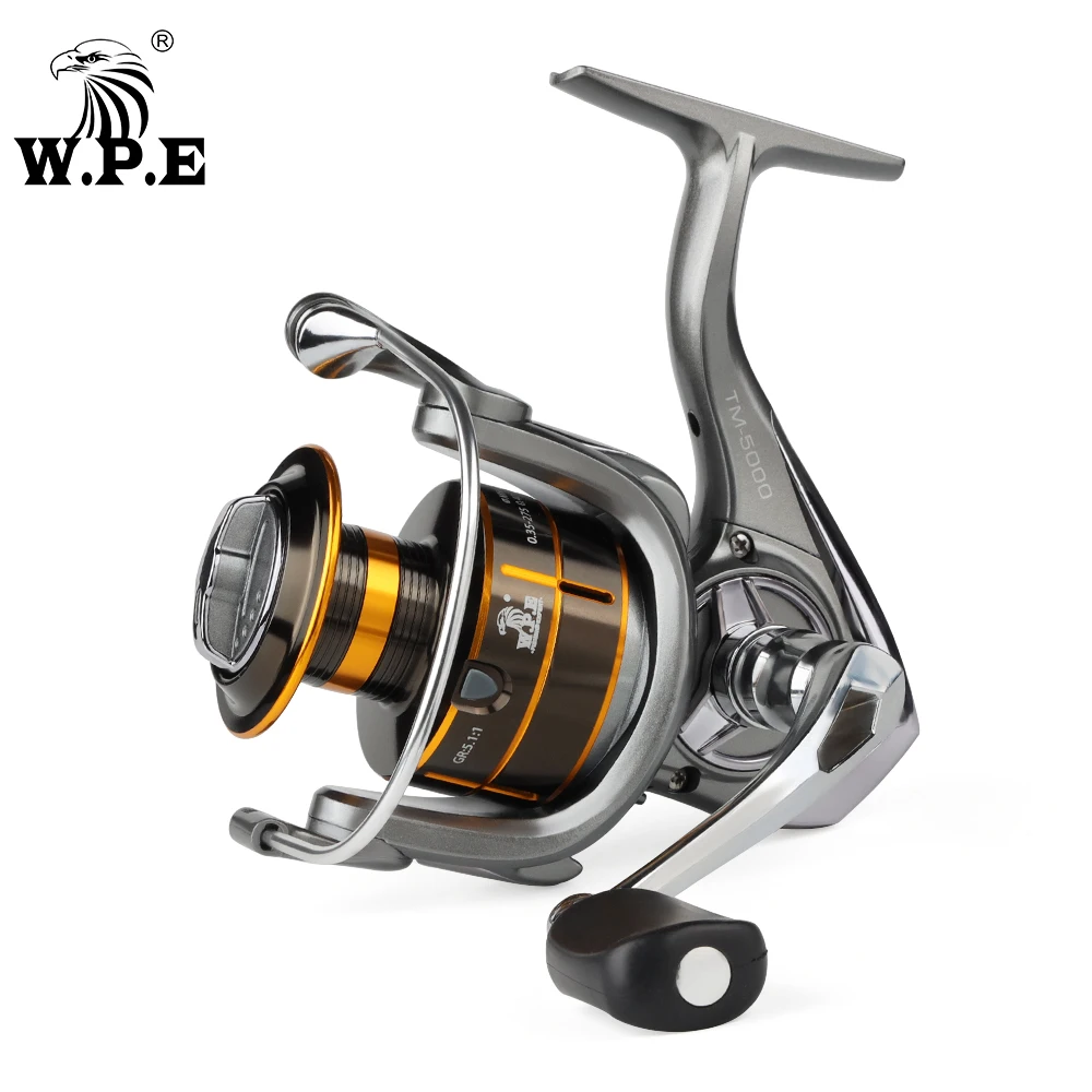 W.P.E TOURAMENT3 Series 3000/4000/5000/6000 10+1 Ball Bearings Spinning Fishing Reel High Speed Front Drag Fishing Wheel