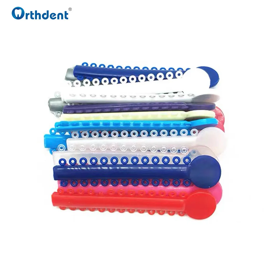 Orthdent 1040 Pcs/Pack Dental Ligature Ties Orthodontics Appliance Elastic Rubber Bands Braces Teeth Treatment Dentist Materials