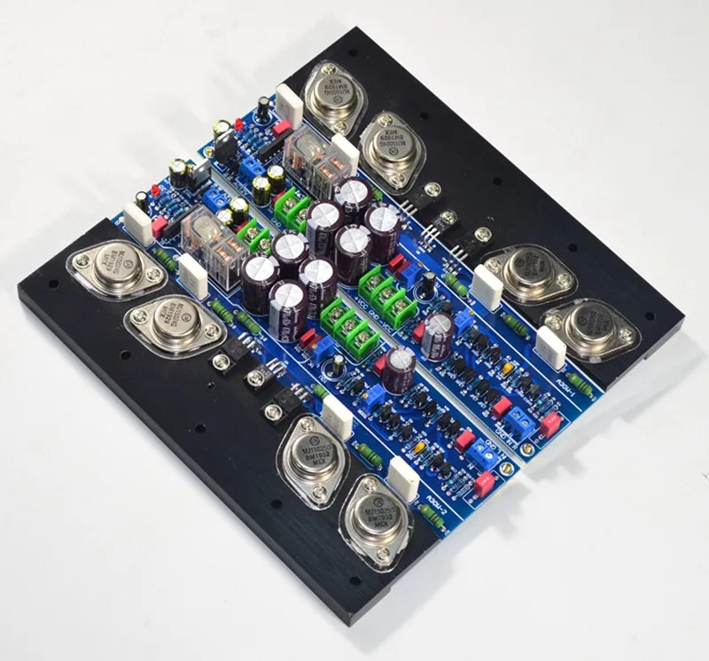 

A30W J103 K246 field tube input ON MJ15024 MJ15025 200W high power post-grade audio amplifier board finished