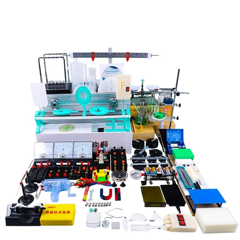 

A Complete Set of Experimental Equipment Box for Junior High School Physics, Electromagnetics, Optics and Mechanics Experiments