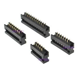 10 Uds. Conector de enchufe macho IDC de paso de 2,54 MM FD-6/8/10/16/20/30/40 pines para Cable de cinta plana de 1,27 MM 6p 10p 20p 40p