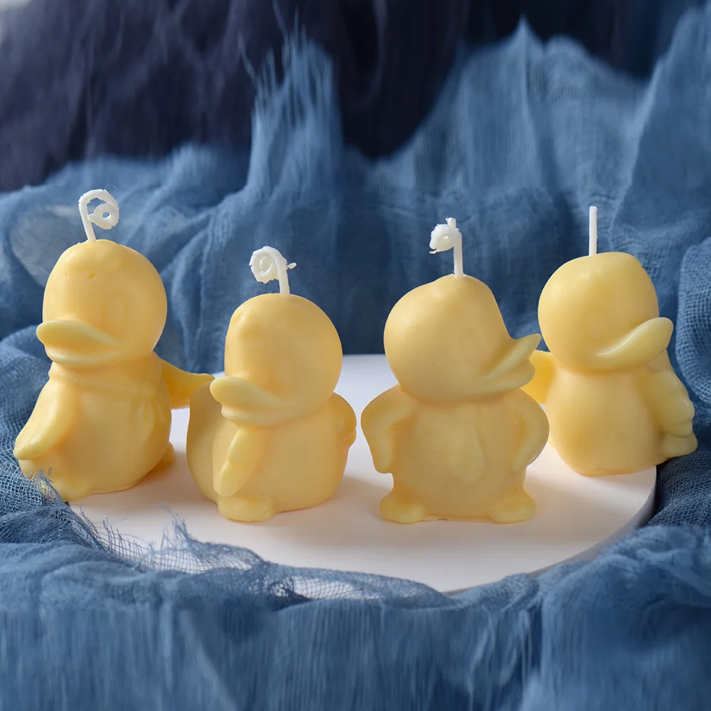 3D Cute Duck Silicone Mold Animal Candle Baby Soap Mold Aromatherapy Candle Mould DIY Crafts Decor Making Tool