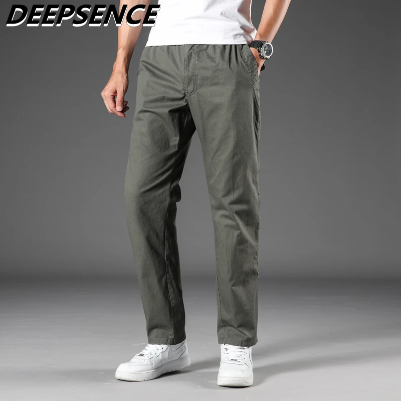 

Men Casual Pants 2021 New Plus Fat Big Cargo Pants Thin Loose Extra Large Size Elastic Waist Fat Guy Pants Men Size Plus 6XL