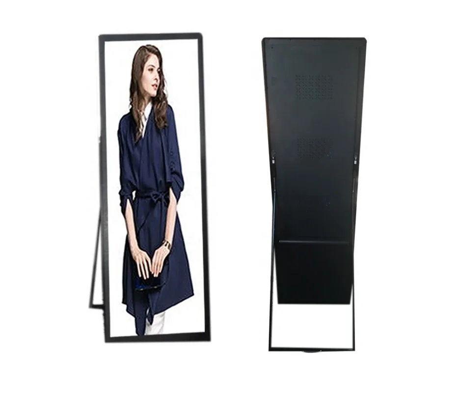 Pantalla de póster LED para centro comercial, soporte de vídeo a todo Color, espejo, P2, P2.5, P3