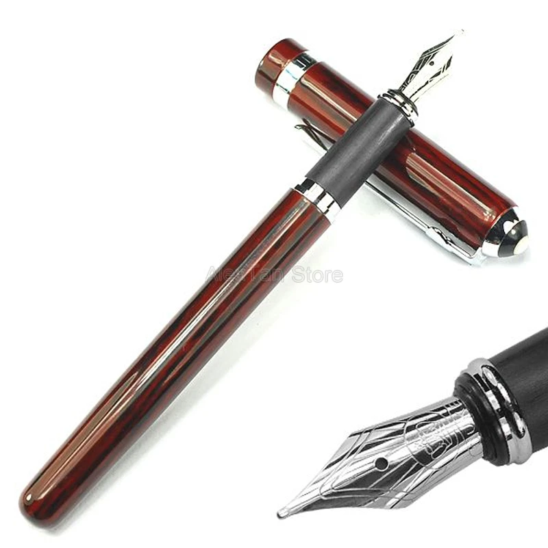 

Duke 962 Elegant Series Fountain Pen Medium Nib , Wood Color Writing Gift Pen For Office & School & Home