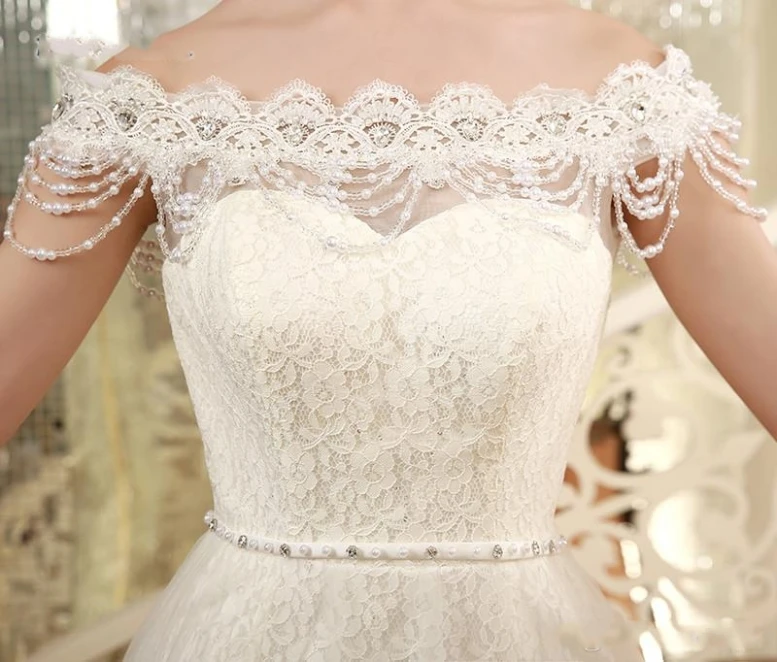 Robes de mariée sirène en dentelle de luxe, surjupe en tulle initiée par la fibre, perles, patients, quelles que soient les robes de mariée, 2024