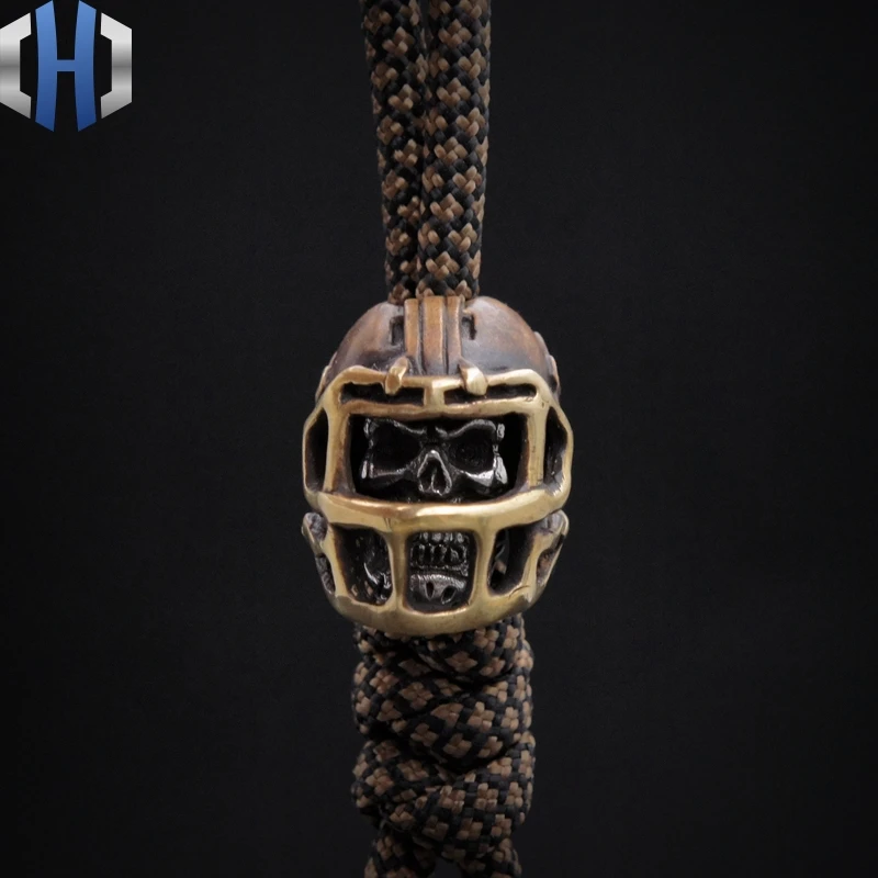 

Нож для регби «Американский череп», многоцветный зонт, веревочный резец для повседневного использования, «сделай сам», нож-кулон, бусины