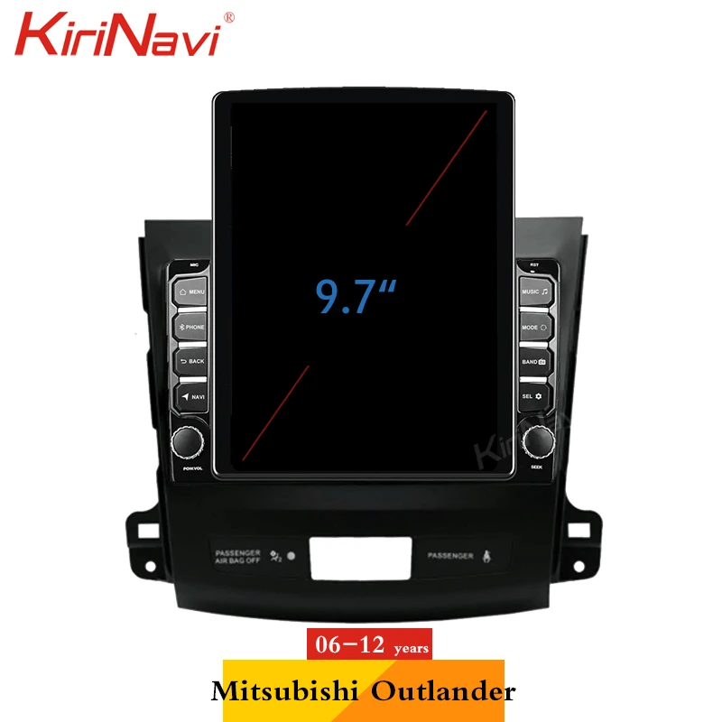 KiriNavi Touch Screen For Mitsubishi Outlander 2006-2012 Android 13 Car Radio Auto GPS Navigation Car DVD Player 4G Stereo Video