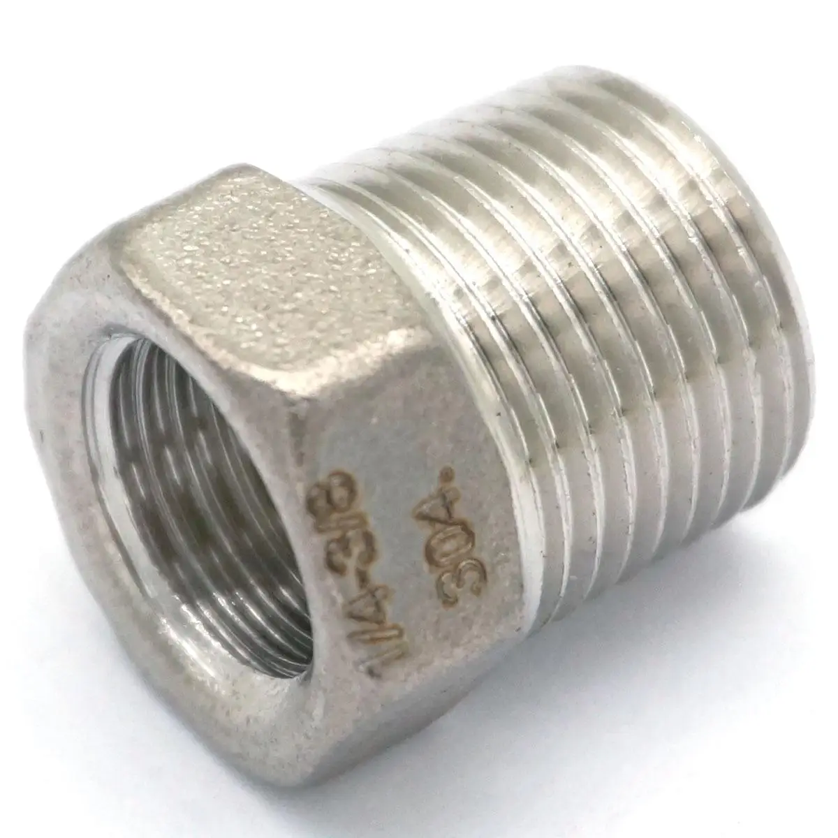 

304 Stainless Steel Reducer 3/8" BSP Male Thread to 1/4" BSP Female Thread Reducing Bush adapter Fitting Gas Air Water Fuel