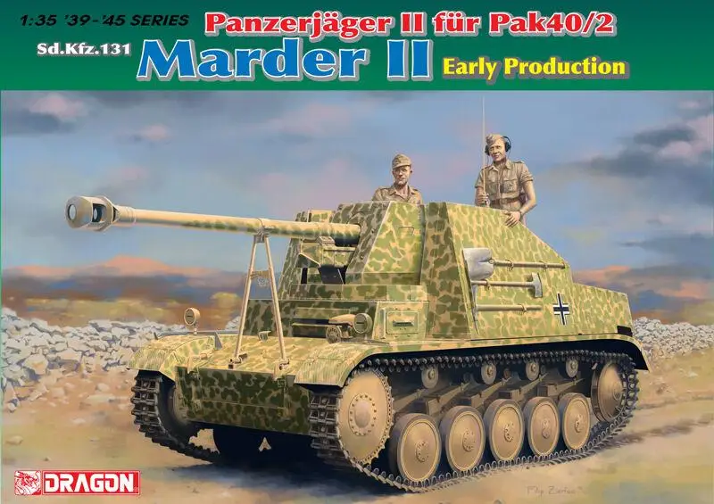 DRAGON 1/35 6769 Panzerjager II fur Pak 40/2, Sd.Kfz.131 Marder II [Early]