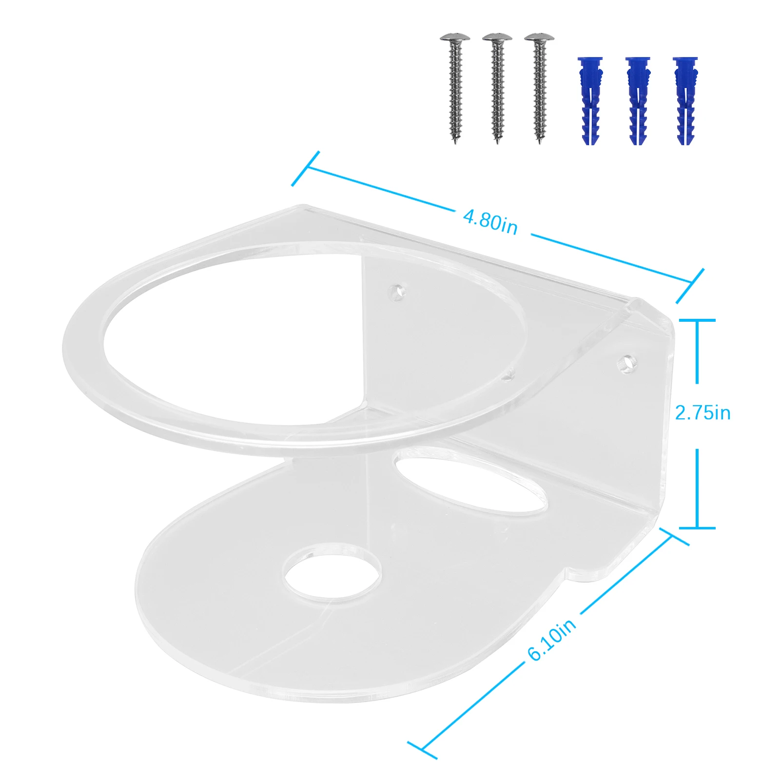 Wall Mount for TP-Link Deco X90,X95,Deco X50-5G,Deco X80-5G,X73,X73-DSL,Wifi Router Shelf Acrylic Holder Transparent Bracket