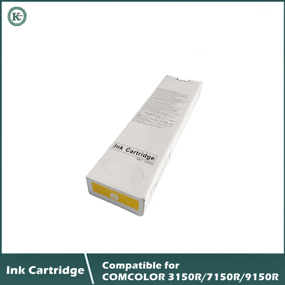 Imagem -04 - Cartucho de Tinta Compatível para a Impressora a Jato de Tinta Iso Comcolor 3150r 7150r 9150r 1000ml k c m y Cor