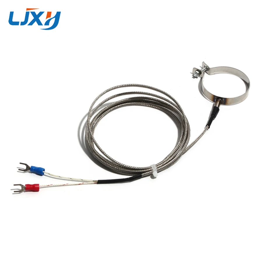 LJXH K-type Throat Hoop Thermocouple Temperature Sensor Thermoelectrode 1~5m Metal Shielded Wire Injection Machine Accessories