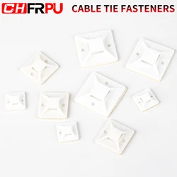 ventouse de po Removable Wall Bracket, Yellow Glue, Self Adhesive Cable Tie Base， fixation de siège de voiture, pinces de siège