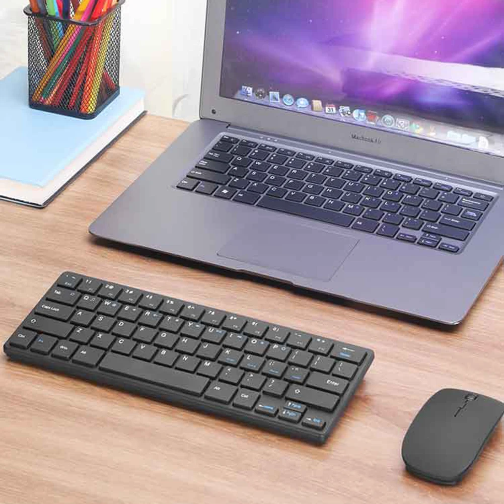 Wireless Mouse Keyboard Portable 3 Gears 1200DPI 2.4G Combo Laptop PC TV for Household Computer Accessories