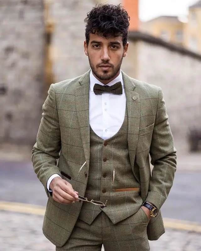 2020 Nieuwe Mens Suit Double Breasted Wedding Suits Voor Beste Mannen Hoge Kwaliteit Kostuums Drie Stukken De Mariage Pour Hommes