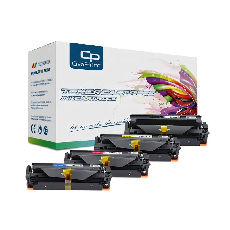 Civoprint 6.5K CF410X CF411X CF412X CF413X Toner Cartridge for HP 410X M452dn M452dw M452nw M377dw M477fdn M477fdw m477fnw