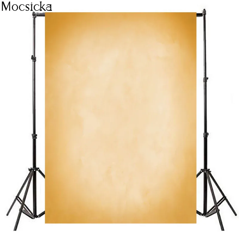 Mocsicka fondo de fotografía amarillo y marrón, decoración de Color sólido, retrato de adulto, estudio profesional, accesorios de fotografía