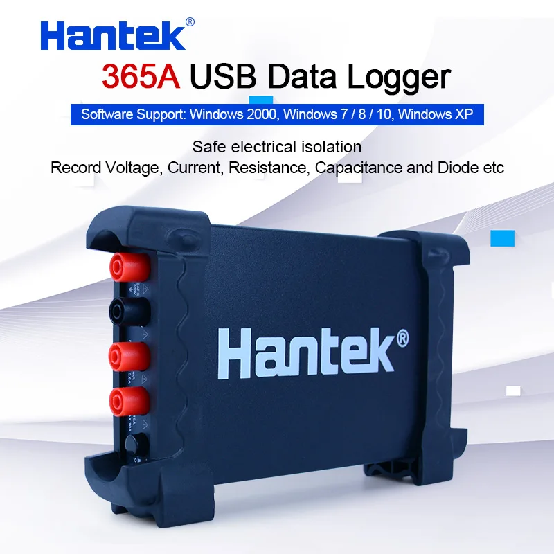 

Hantek 365A Digital USB Data Logger data Recorder for current voltage resistance capacitance Diode support Windows 2000, 7/8/XP