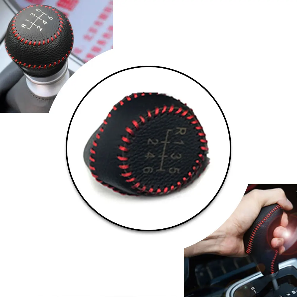 Gear Shift Knob Cover MT For Toyota COROLLA 1.8L 2007-2016 RAV4 2014 2015 2016 -2018 6 Speed Manual Car Shift Lever Covers