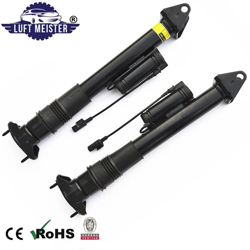 A1643205213 A1643201204 4pcs Air Struts with ADS & Air Suspension Compressor & Valve Block fit for Mercedes W164 ML / GL Class