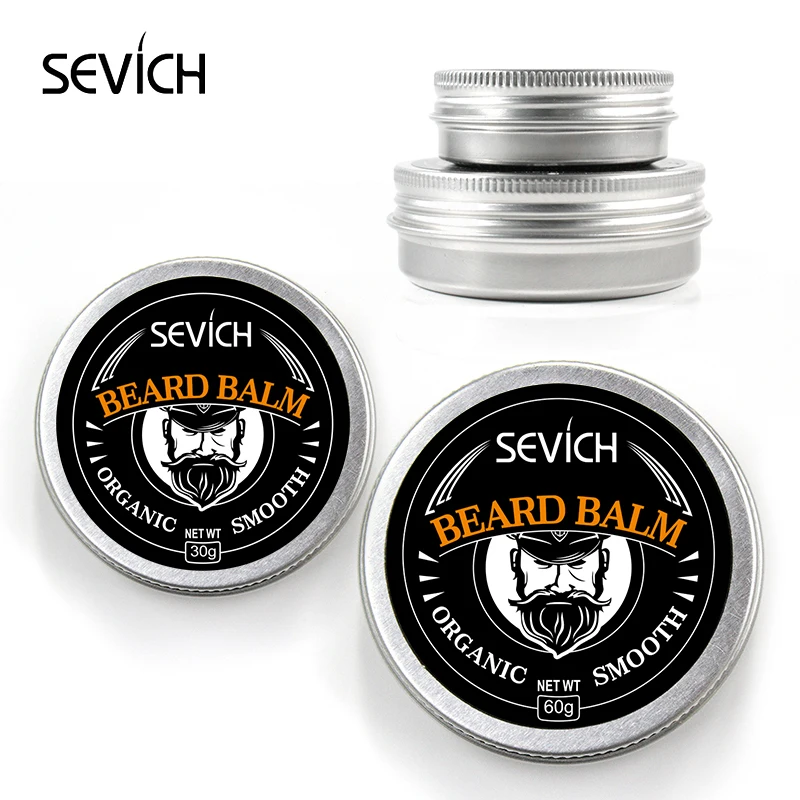 30/60g Men\'s Beard Care Cream Plant Dense Tough Beard Balm  Smooth Promote Growth Lubrication Воск Для Бороды TSLM1