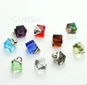 10pcs/lot Size:8mm High-grade Imitation Gemstone Bonny Square Buttons Sewing Button for Shirt Crystal for Garments(SS-2280)