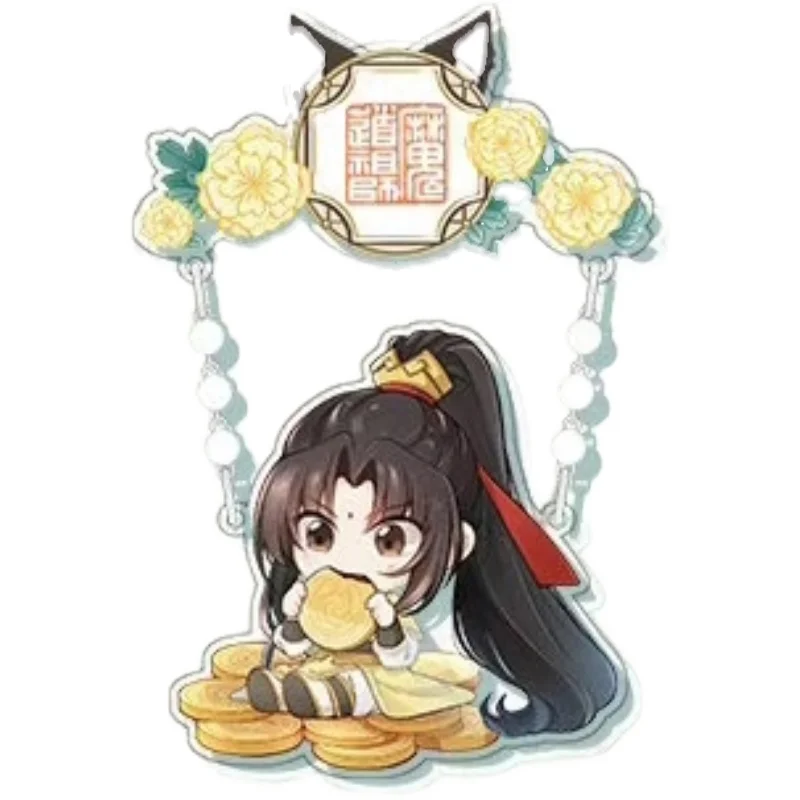 Anime Grandmaster of Demonic Cultivation Wei Wuxian Lan Wangji Q Version Acrylic Fridge Magnet Decorative Refrigerator Gifts