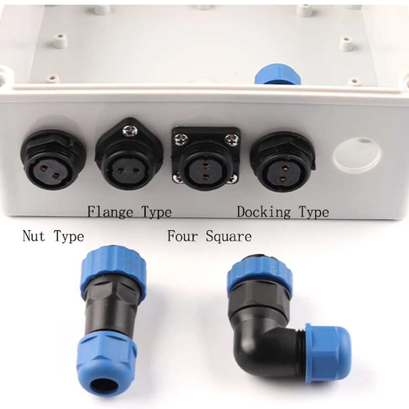 IP68 SP13 Aviation Plug Waterproof Connector Male plug &Female Socket 1/2/3/4/5/6/7/9 Pin Panel Mounted Wire Cable Connector