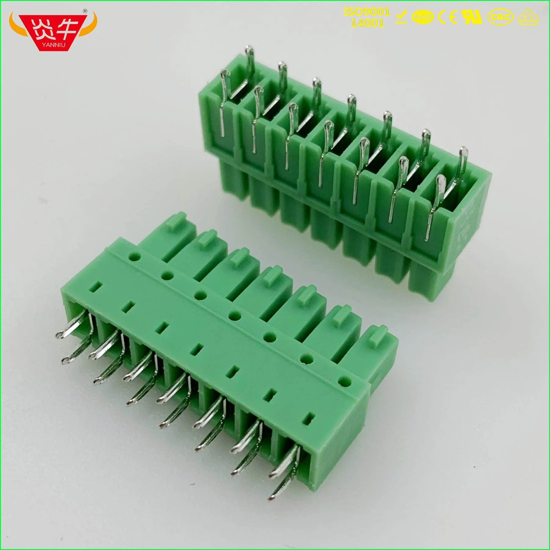 50Pcs KF2EDGB 3.81 2P ~ 12P PCB PLUG-IN TERMINAL BlOCKS 15EDGB 3.81mm 2PIN ~ 12PIN IMCV 1,5/ 2-G-3,81 PHOENIX DEGSON KEFA YANNIU