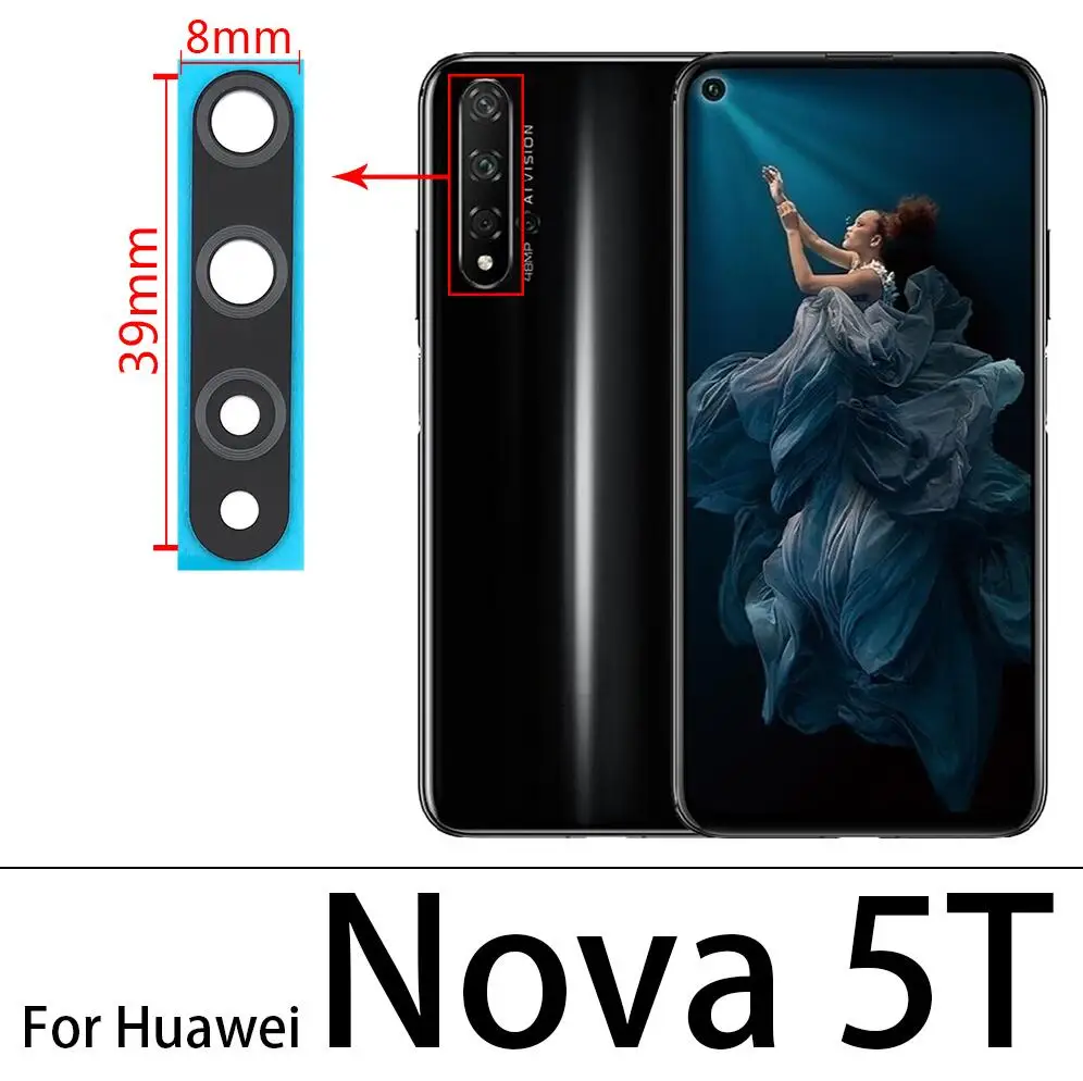 60 шт., для задней камеры Huawei Nova 5T 5 5i 5T 5Z 6 8 Se 7 8 Pro